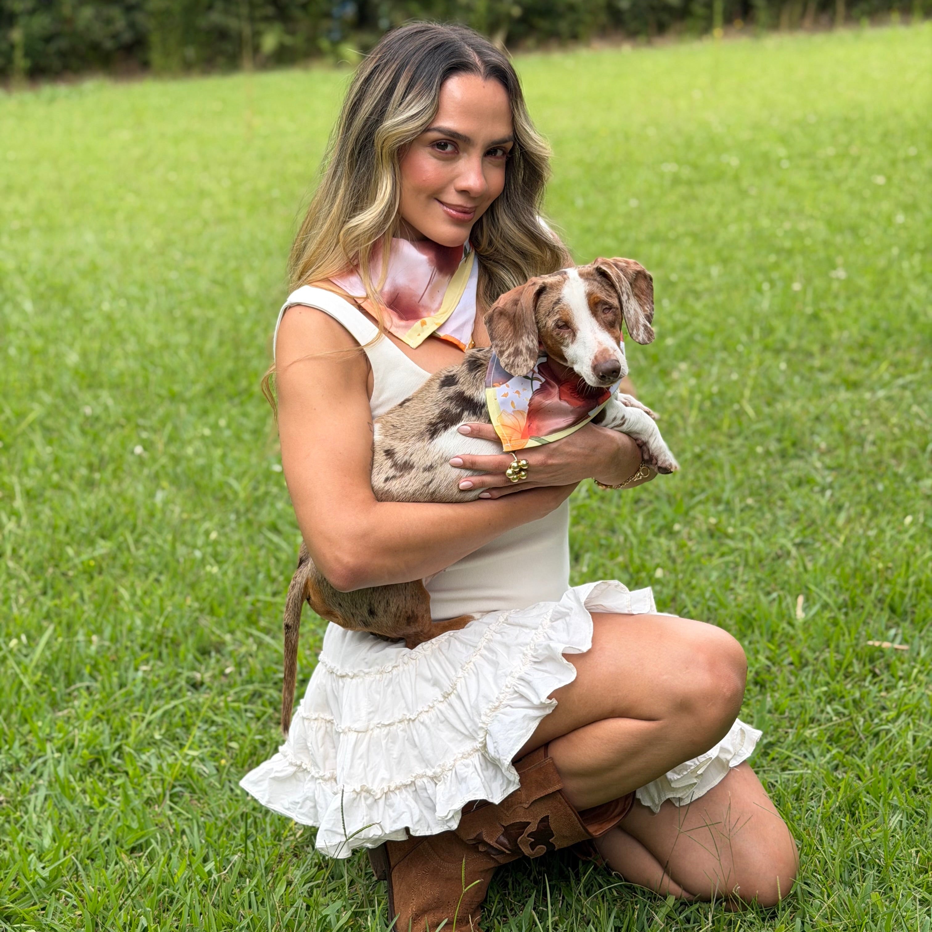 Silk scarf for humans | Cows