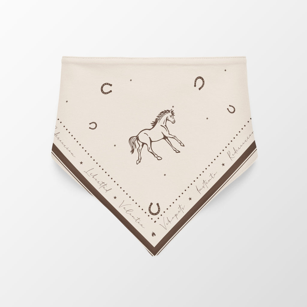 Scarf match combo | Beige horse