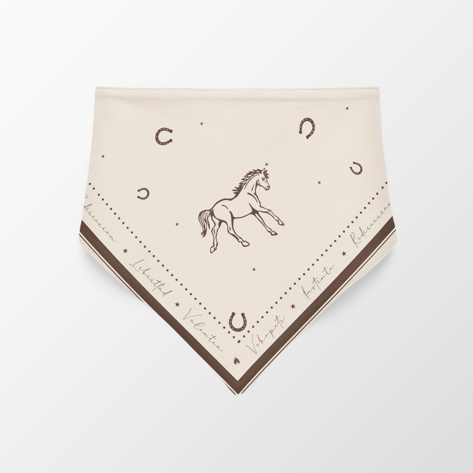 Scarf match combo | Beige horse