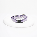 Vegan Leather Cat Collar | Purple Bloom