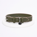 Vegan Leather Collar | Olive Dune